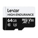 Lexar High-Endurance microSDHC/microSDXC 64GB memory card - Memory cards<<<GSM Accessories<<<InnproXML&&&Компютър Мрежи