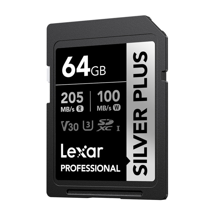 Lexar Professional SILVER PLUS SDXC 64GB memory card