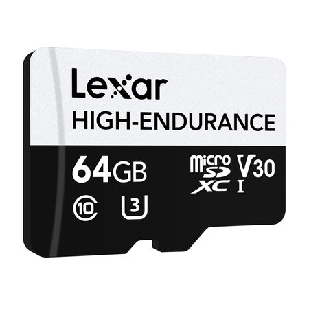 Lexar High-Endurance microSDHC/microSDXC 64GB memory card