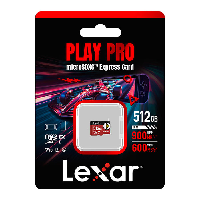 Memory card Lexar PLAY Pro microSD Express 7.1 512GB