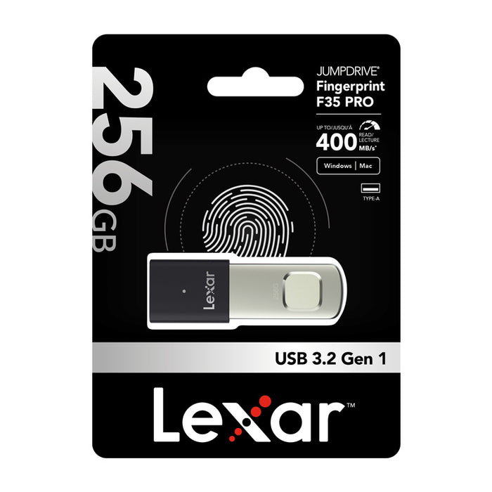 Lexar Fingerprint F35pro USB 3.2 256GB pendrive