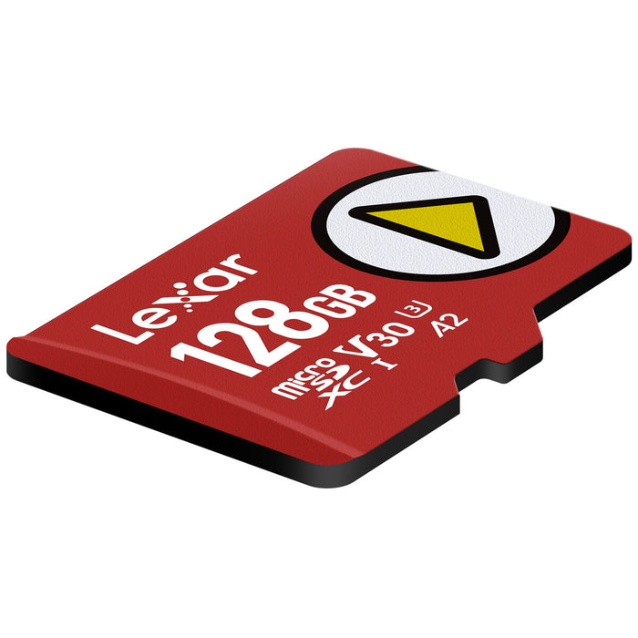 Micro SD Memory Card with Adaptor Lexar PLAY 128 GB