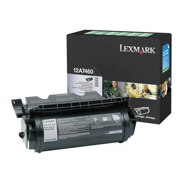 LEXMARK T63X toner cartridge black standard capacity 5.000 pages 1-pack return program - Тонери<<<Консумативи