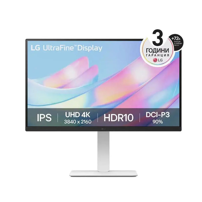 LG 27US550-W 27’’ UHD 4K IPS Panel Anti-Glare 5ms 1000:1 300cd/m 3840x2160 DCI-P3 90% t HDR 10 HDMI DisplayPort Dynamic