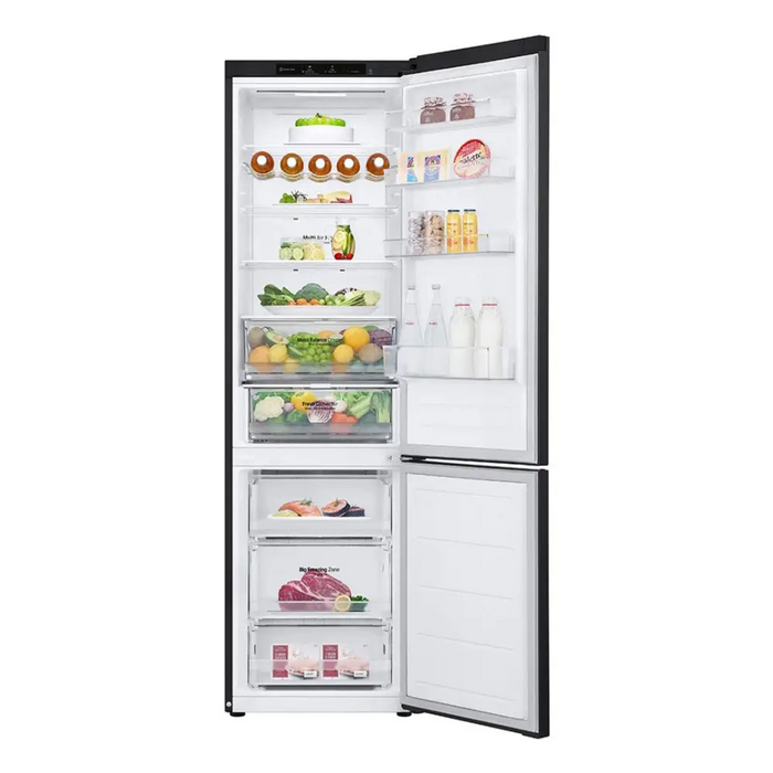 LG GBV3200DEP fridge-freezer Freestanding 387 L D Black - Freestanding refrigerator-freezers