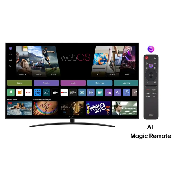 LG NanoCell AI 86NANO81A3A TV 2.18 m (86’’) 4K Ultra HD Smart TV Wi-Fi Black - LCD TVsTVA-LCD<<<TV