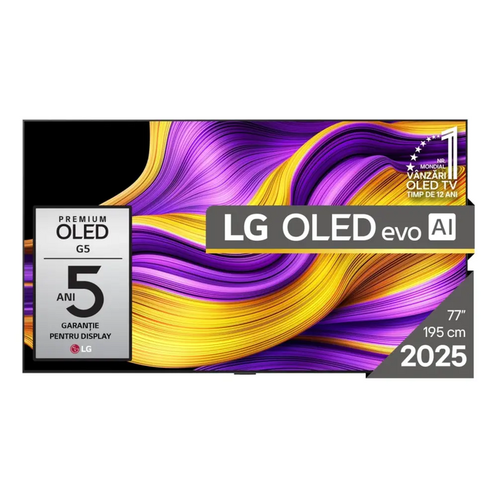 LG OLED evo AI OLED77G51LW TV 195.6 cm (77’’) 4K Ultra HD Smart TV Wi-Fi Black - LCD TVsTVA-LCD<<<TV