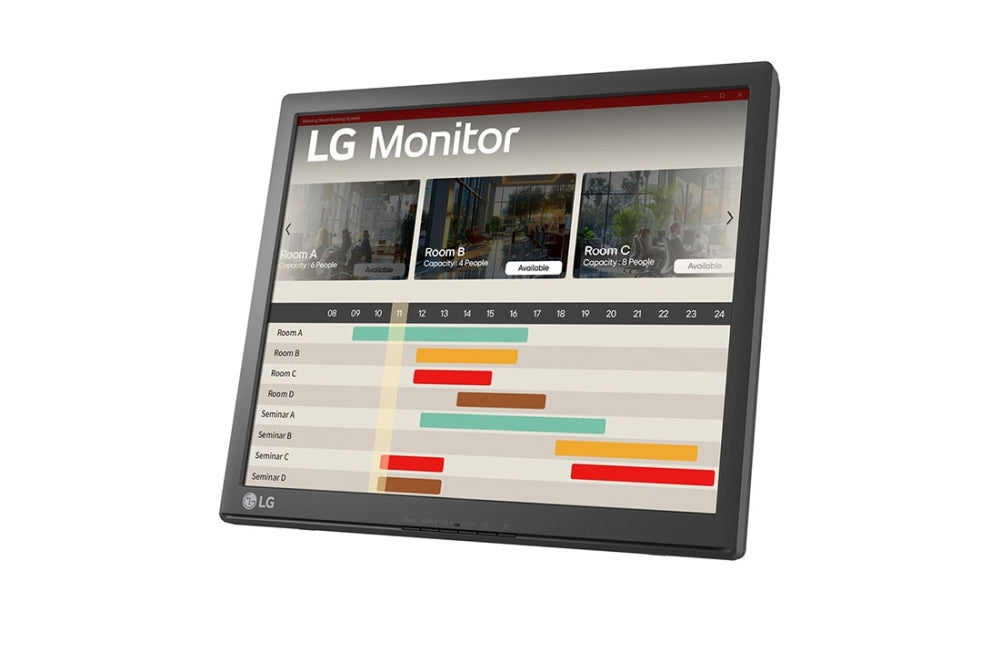 LG 17BR30T-B, 17" 5:4 TFT  TN LCD Touch Screen Anti-Glare, SXGA (1280x1024), 5 ms, 1000:1 (Native), 200cd, D-SUB, USB Upstream Port, Tilt, Black