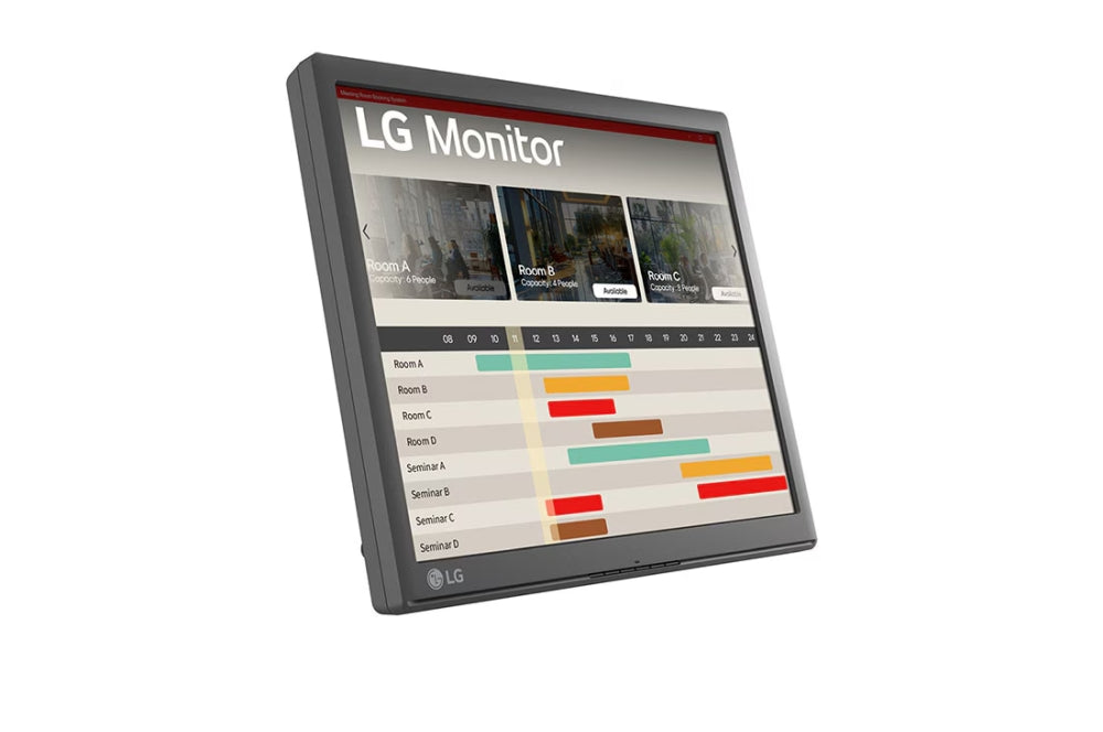 LG 17BR30T-B, 17" 5:4 TFT  TN LCD Touch Screen Anti-Glare, SXGA (1280x1024), 5 ms, 1000:1 (Native), 200cd, D-SUB, USB Upstream Port, Tilt, Black