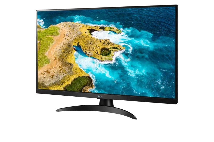 LG 27TQ615S-PZ, 27.0" IPS, Smart webOS, TV Tuner DVB-T2/C /S2, 1000:1, Mega DFC, 250cd, Full HD (1920 x 1080), Wi-Fi, LAN, AirPlay, HDMI, CI Slot, USB 2.0, Bluetooth, AI Sound, Speakers, Black
