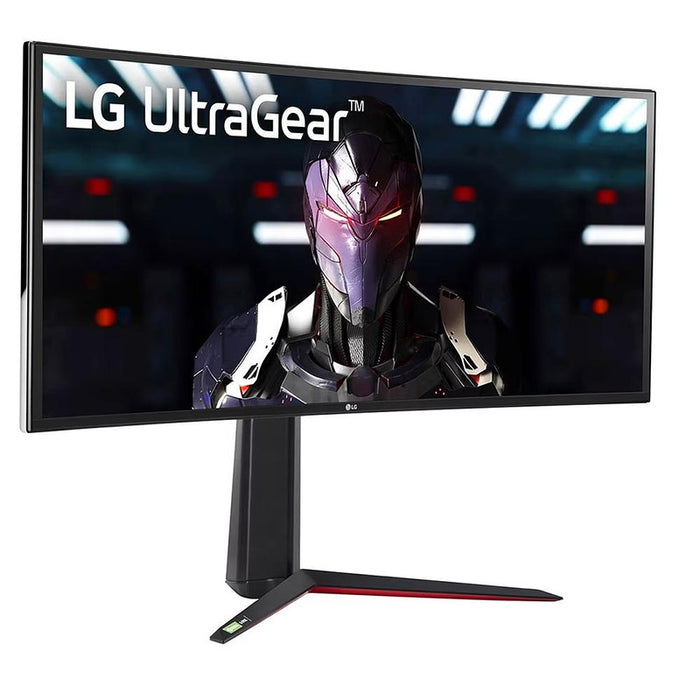 LG 34GN850-B, 34" 21:9 Curved UltraGear Gaming, Nano IPS 1ms, QHD (3440 x 1440) AG, NVIDIA G-SYNC, 160Hz, 1000:1, 400cd/m2, HDR 10, HDR 400, Adaptive-Sync, HDMI, DisplayPort, USB3.0 (1up/2down), Height, Tilt, Headphone Out, Black
