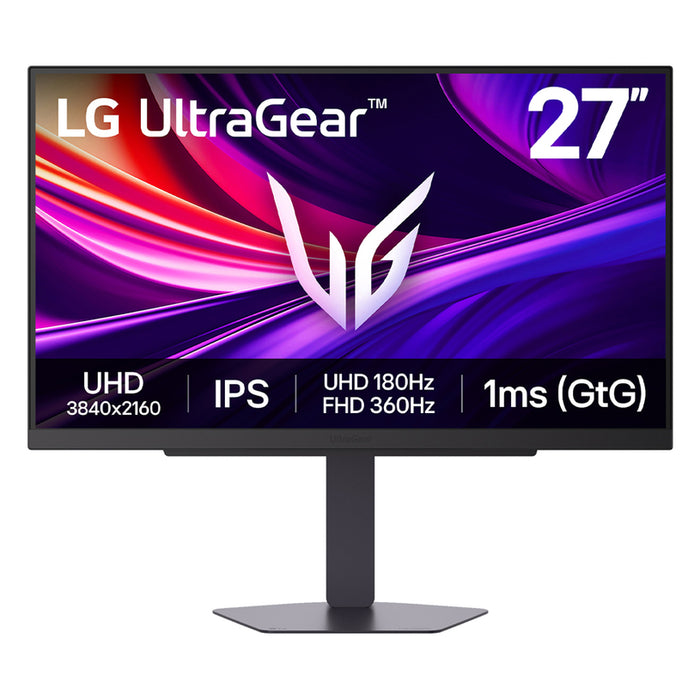 Monitor LG UltraGear G8 27G810A-B 0.156 mm, 178°/178°, IPS, 27.0 ", 68.6 cm, 3840x2160, 360.00 Hz, 1.00 ms, HDMI, DisplayPort, BLACK
