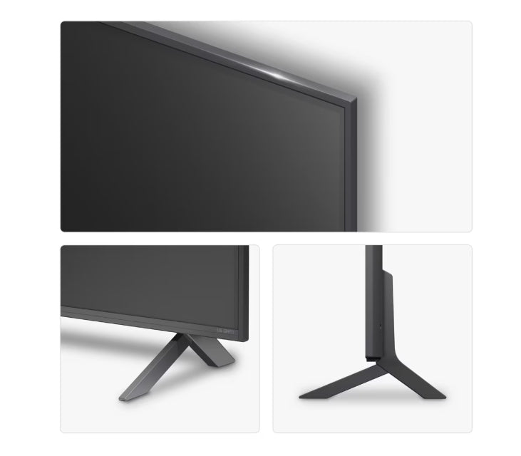 LG 50QNED80A6A, 50" 4K QNED HDR Smart TV, 3840x2160, DVB-T2/C/S2, Alpha 7 AI Processor, HDR10 / HLG, webOS 25 ThinQ, VRR / ALLM / HGiG, 4K Upscaling, WiFi 5, Voice Controll, Bluetooth 5.1, AirPlay 2, LAN, CI, HDMI, SPDIF, Google Cast, 2 pole Stand