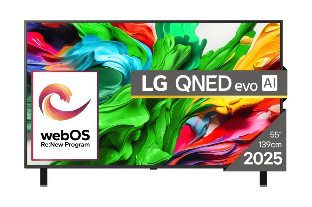 TV LG 55QNED85A3C, 55"(139 cm), 4K Ultra QNED evo AI QNED85, Smart TV, WEBOS (2025)