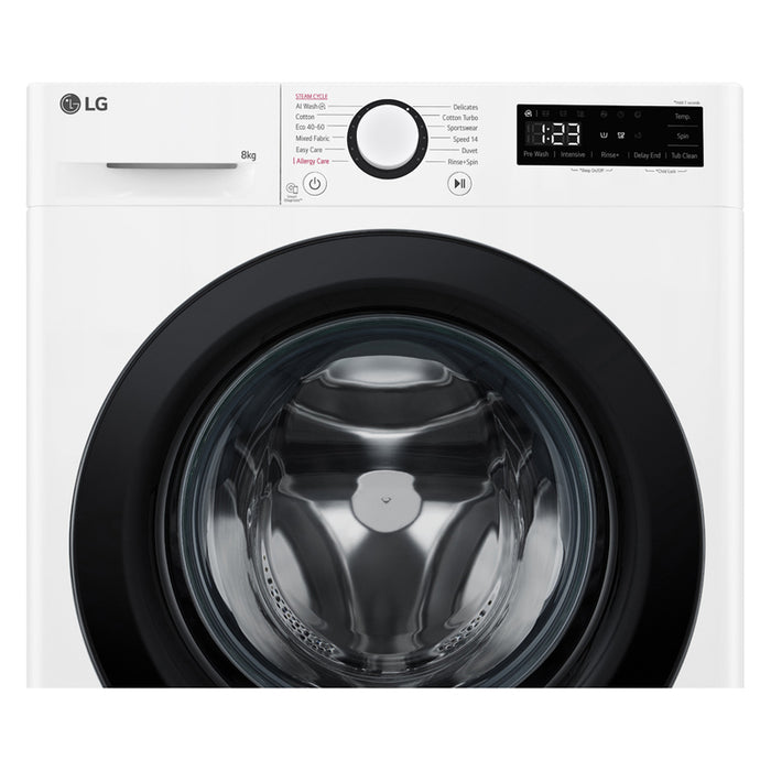 Washing machine LG F2WR508SBW 8.0 kg, 1200 rpm, INVERTER MOTOR