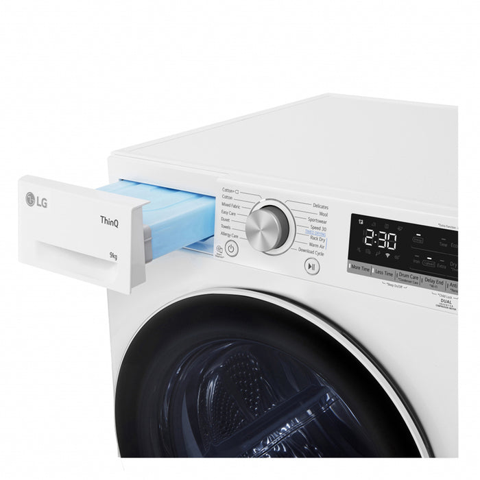 LG RH90V9AV4N CONDENSATION HEAT PUMP Tumble Dryer, 9.0 kg