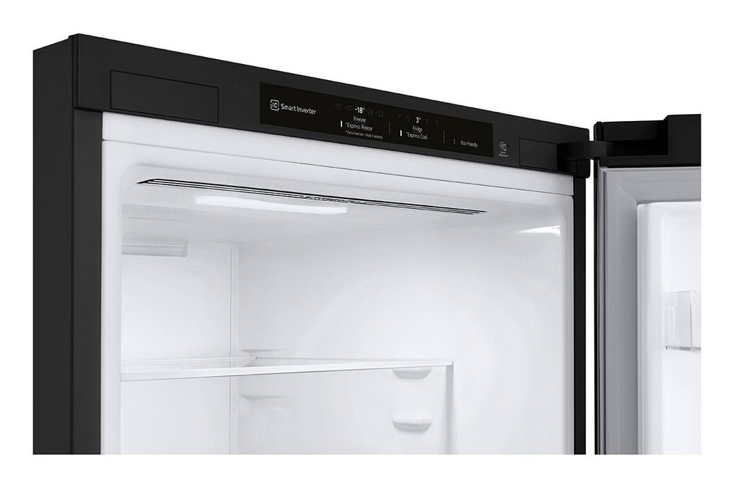 LG GBV3200DEP fridge-freezer Freestanding 387 L D Black