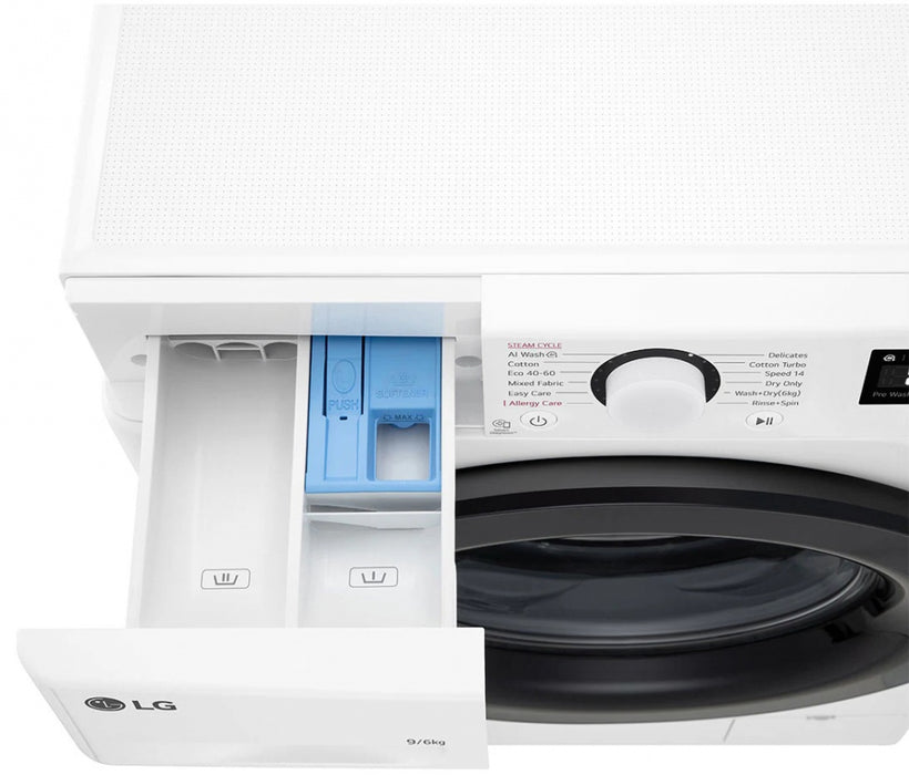 Washing Machine with Dryer LG F4DR509SBW