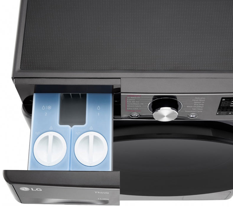 Washing machine with dryer LG F4DR711S2BA