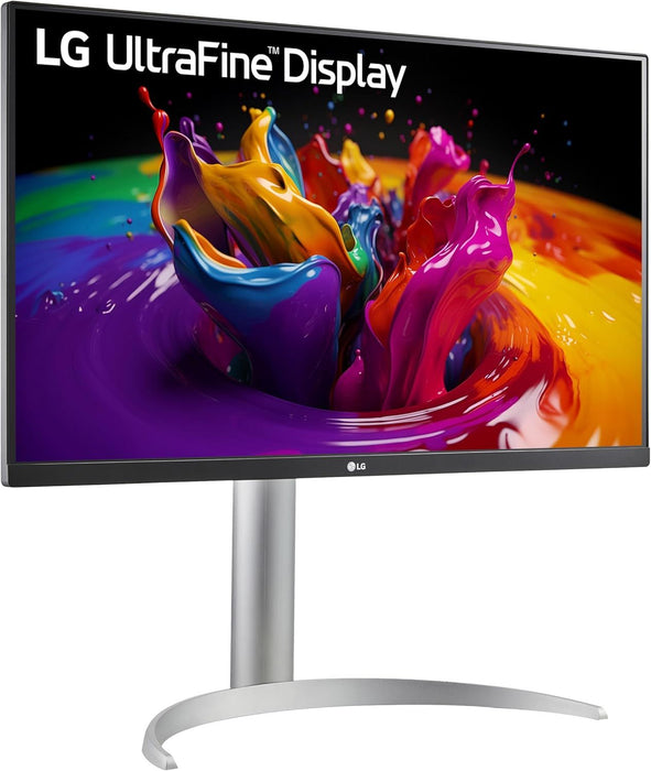 LG 27UP850K-W, 27" UltraFine UHD, IPS 4K , 5ms, 1200:1, 400cd/m2, 3840 x 2160, DCI-P3 95%, HDR 400, HDMI, USB-C, PD- 96 W, DisplayPort, Reader mode, Dynamic Action Sync, Tilt, Height (Range), Swivel, Speacers 2x5W, LG Switch, Black