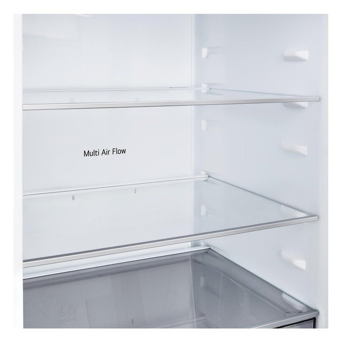 Refrigerator with freezer LG GBBSJ20EPY, 375 l, E, No Frost, Stainless steel