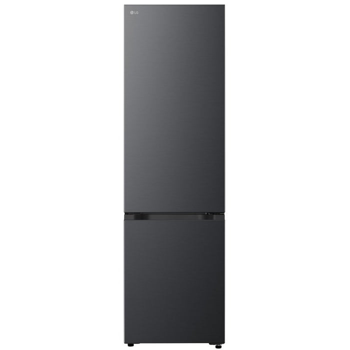 Refrigerator with freezer LG GBBSJ2CCEP, 375 l, C, No Frost, Black stainless steel