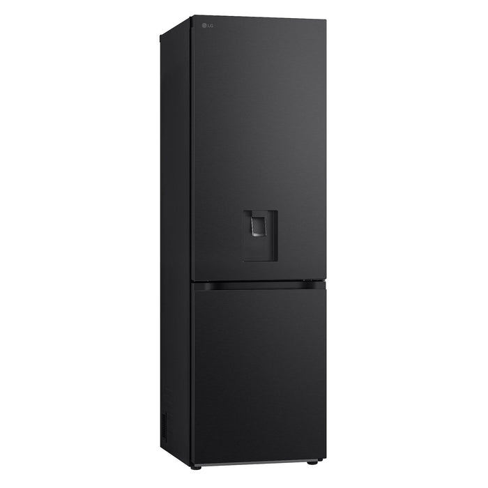 Refrigerator with freezer LG GBF3102EEV*** , 343 l, E , No Frost , Black stainless steel