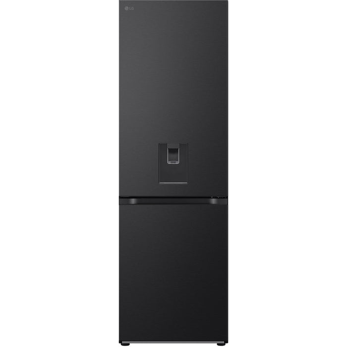 Refrigerator with freezer LG GBF3102EEV*** , 343 l, E , No Frost , Black stainless steel