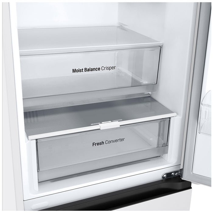 Refrigerator with freezer LG GBV3100DSW*** , 344 l, D , No Frost , White