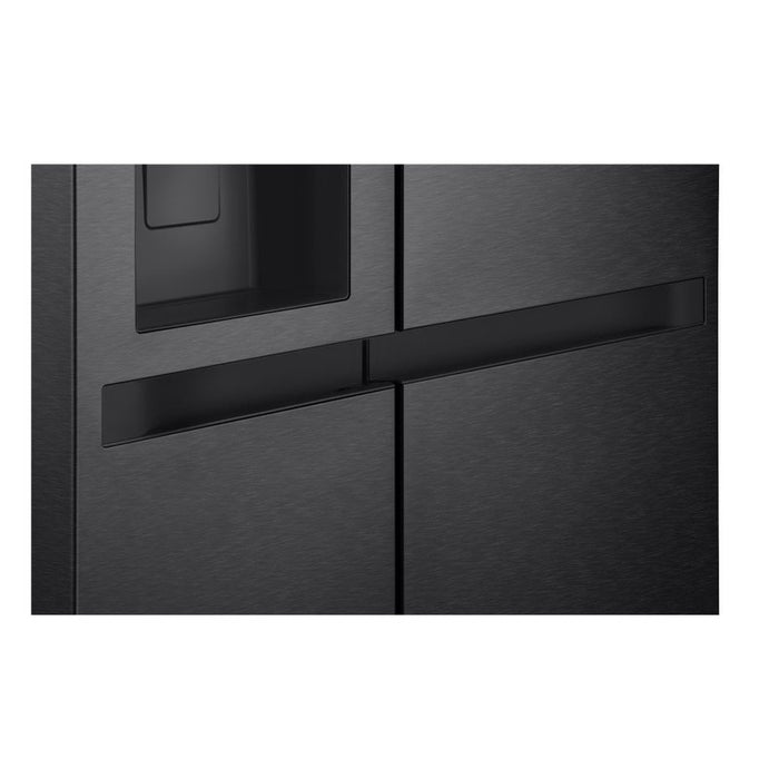 Side-by-Side Refrigerator LG GSLC40EPPE, 638 l, E, No Frost, Black