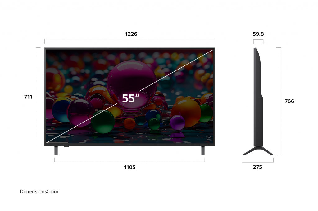 TV LG LED 55UA75003LA