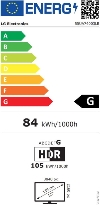 TV LG LED 55UA74003LB