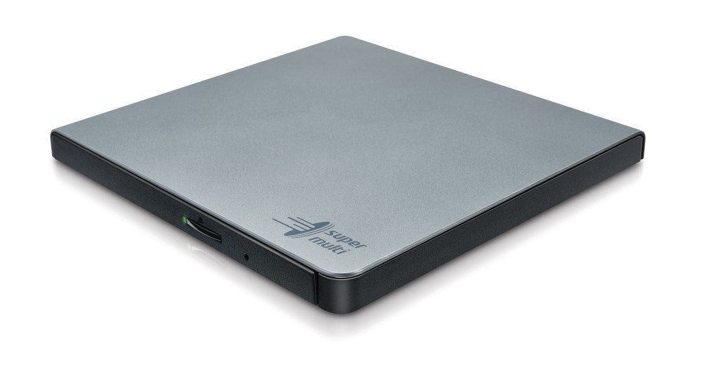 External USB DVD Writer LG GP57ES40, USB 2.0, Silver Grey