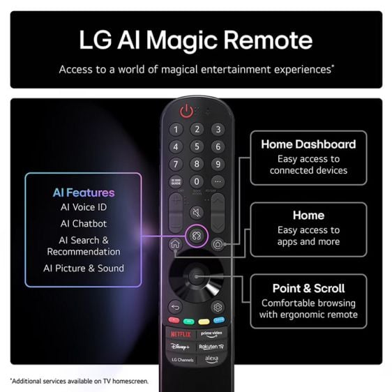 TV LG OLED55B56LA, 55"(139 cm), OLED AI B5 4K Smart TV 2025
