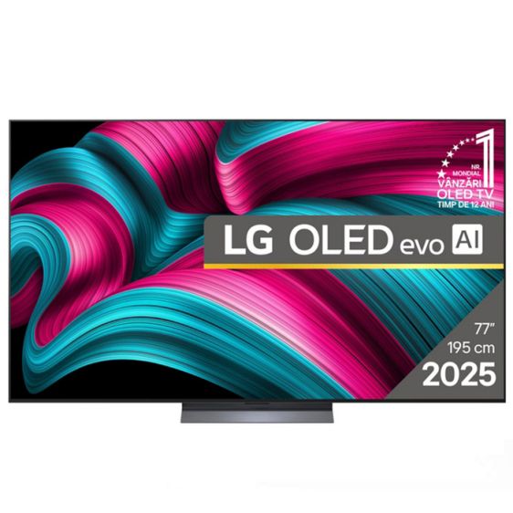 TV LG OLED77C52LA, 77"(195 cm), OLED evo AI C5, 4K Ultra HD, Smart TV (2025)