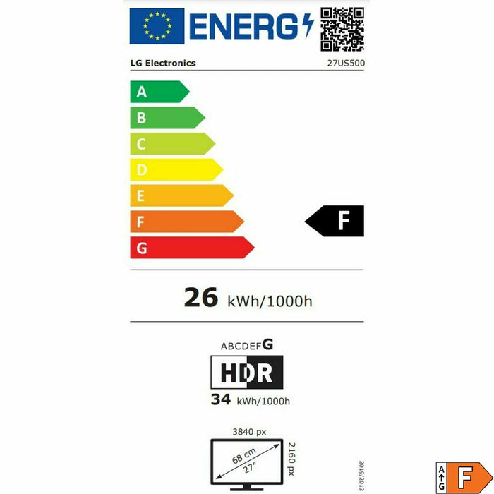 Gaming Monitor LG 27US500-W 4K Ultra HD 27"