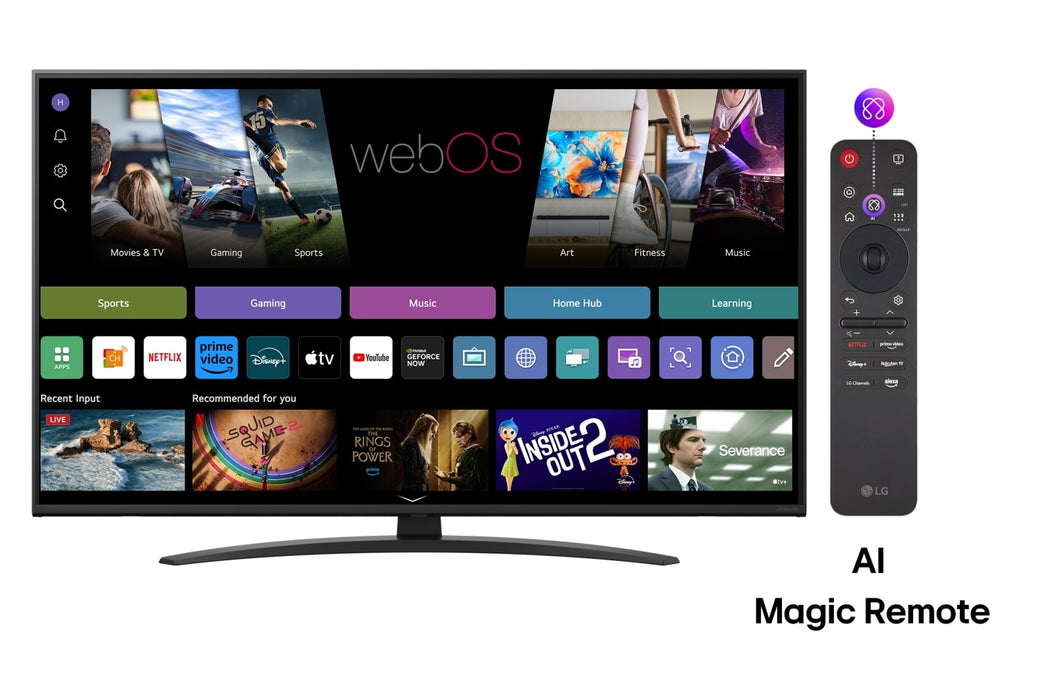 LG NanoCell AI 50NANO81A3A TV 127 cm (50") 4K Ultra HD Smart TV Wi-Fi Black