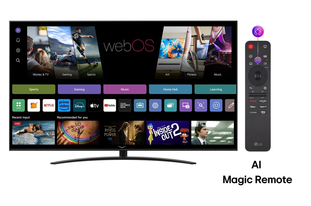LG NanoCell AI 75NANO81A3A TV 190.5 cm (75") 4K Ultra HD Smart TV Wi-Fi Black