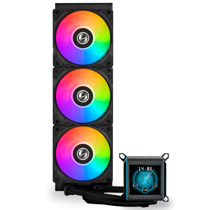 Lian Li GALAHAD II LCD 360 ARGB Processor Cooler - Black - Охладители за процесори<<<Компютърни компоненти<<<ValiAPI