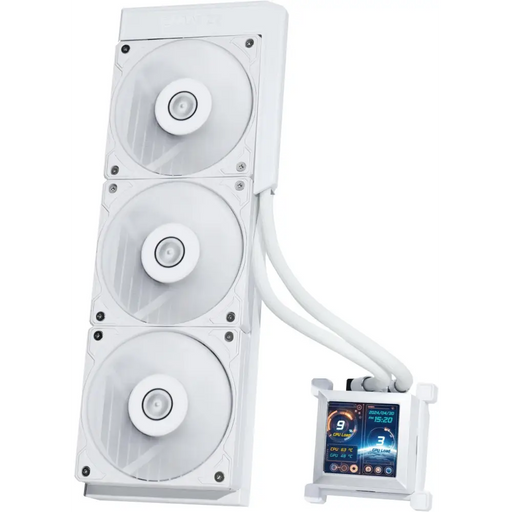 Lian Li HydroShift LCD 360 Silent CPU Cooler - White - Охладители за процесори<<<Компютърни компоненти<<<ValiAPI