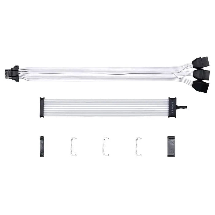 Lian-Li Strimer Plus V2 RGB Extension Cable 16-Pin 12VHPWR to 3x8-Pin for RTX 40th Series 108 LEDs - Входно-изходни