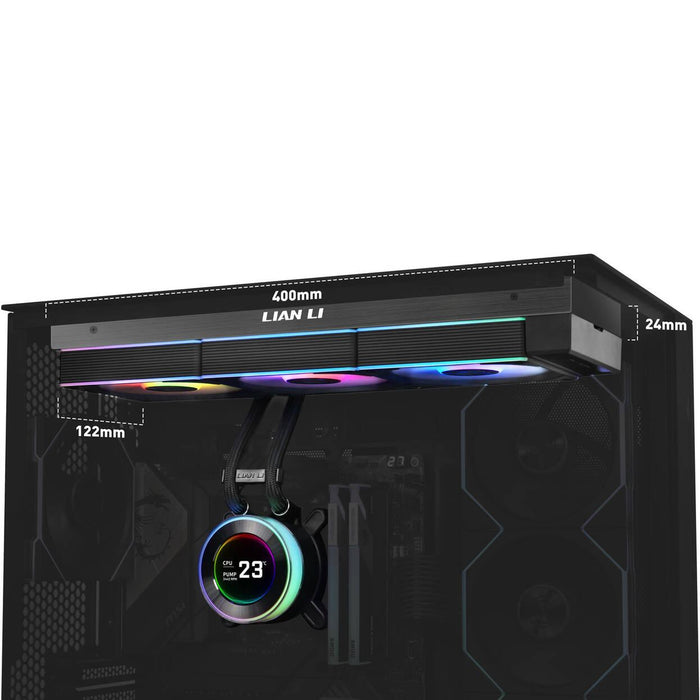 Lian Li HydroShift II LCD-C 360CL ARGB CPU Cooler - Black