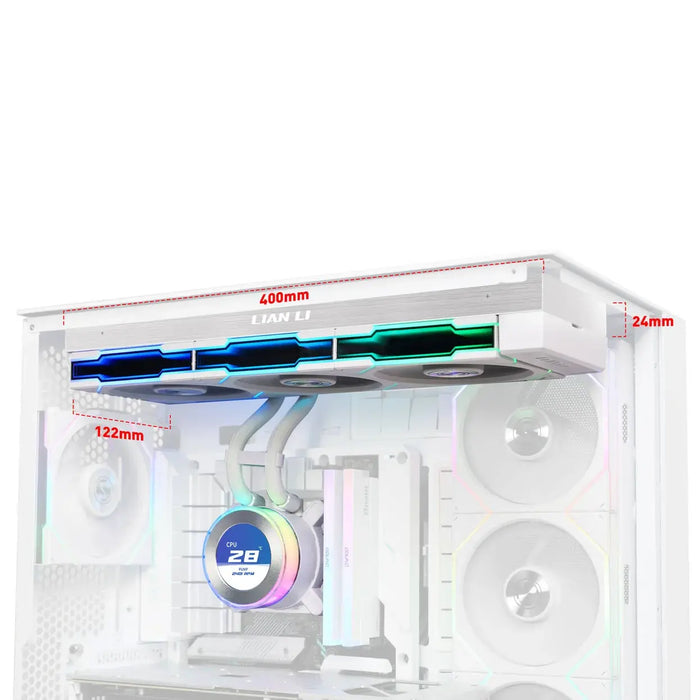 Lian Li HydroShift II LCD-C 360TL ARGB CPU Cooler - White