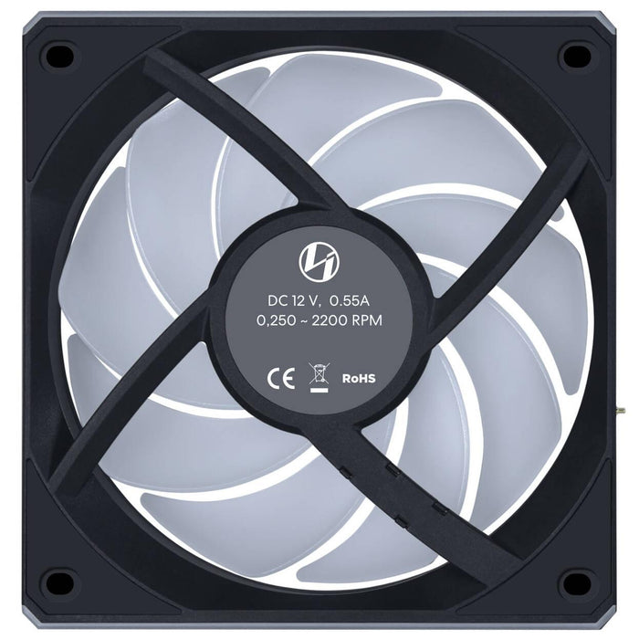 Fans 3pcs Lian Li UNI FAN CL Wireless ARGB PWM - 120 mm Black + Controller