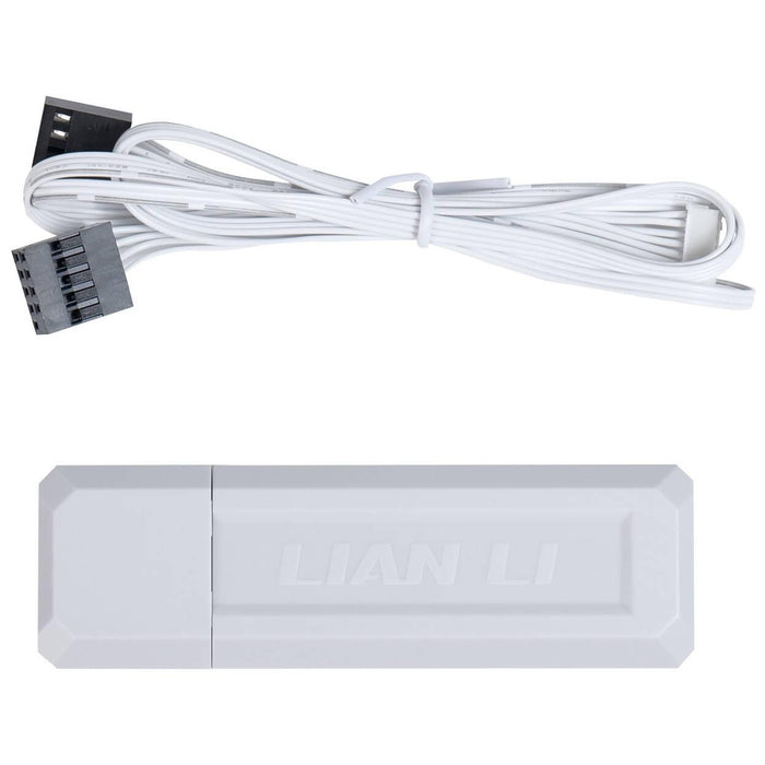 Fans 3pcs Lian Li UNI FAN CL Wireless ARGB PWM Reverse - 120 mm White + Controller
