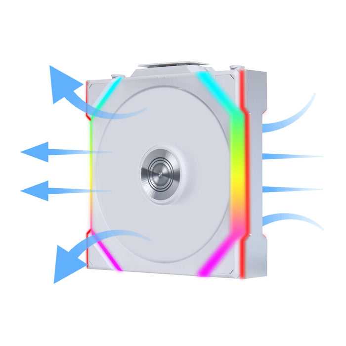Fan Lian Li UNI FAN SL Wireless ARGB PWM Reverse Blade - 120 mm White