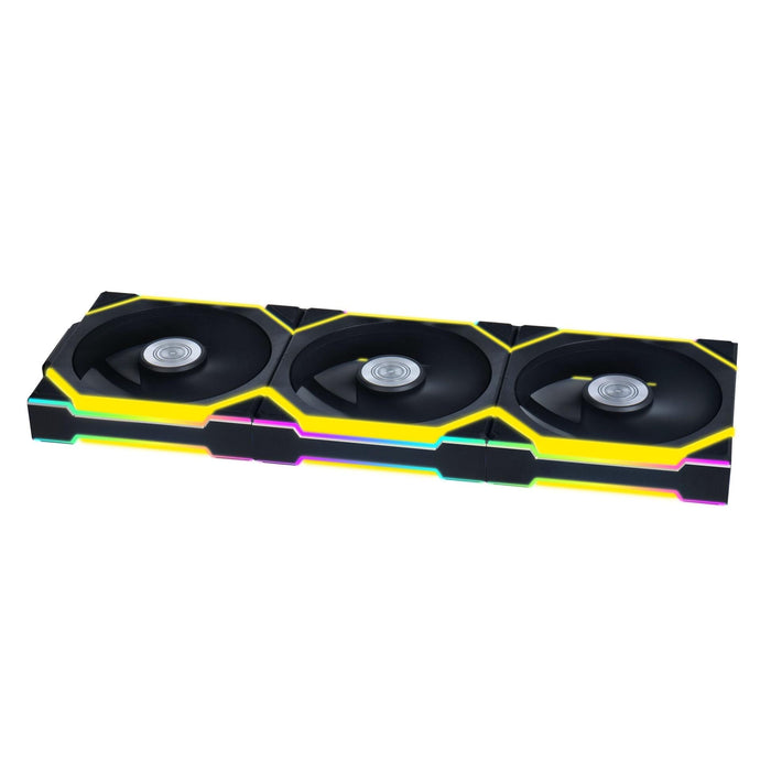 Fans 3 pcs Lian Li UNI FAN SL Wireless ARGB PWM Reverse Blade - 120 mm Black + Controller