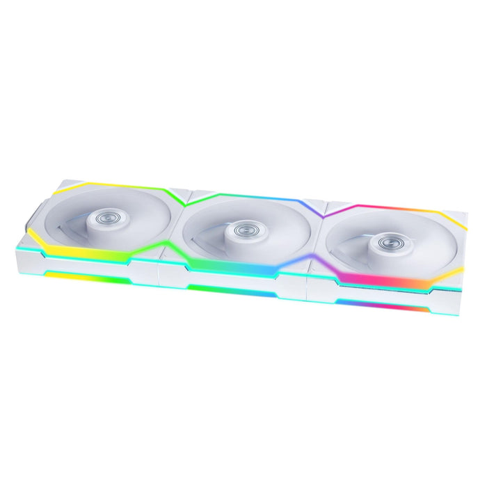 Fans 3pcs Lian Li UNI FAN SL Wireless ARGB PWM - 120 mm White + Controller