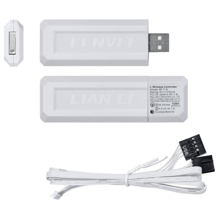 Fans 3pcs Lian Li UNI FAN SL-INF Wireless ARGB PWM - 120 mm White + Controller