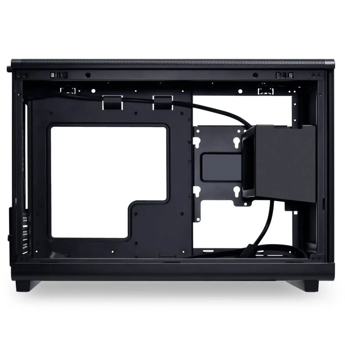 Case Lian Li DAN A3-mATX Wood Edition Black, Tempered Glass, Micro Tower